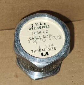 Pyle Form 7Z Strain Relief DBZ Series 1-1/4 - 1-3/8" Thread is 1-1/4" (29187 G3B - Picture 1 of 2