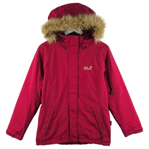 Jack Wolfskin Mujer Rojo 3 en 1 Impermeable Caminar Senderismo Chaqueta Talla UK 12 - Imagen 1 de 21