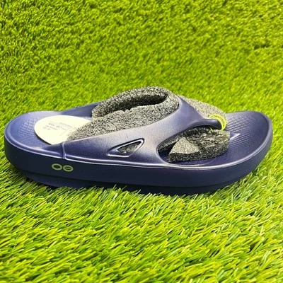 Oofos OOriginal 女式 7 码海军蓝步行恢复拖鞋凉鞋 — 第 1/4 张图片