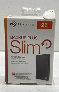 Seagate Backup Plus Slim Portable Storage 2TB (New) - Photo 1/6