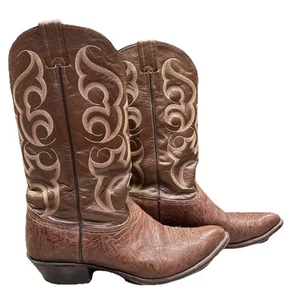 Nocona Vintage Cowboy Western Leder Stiefel Herren Gr. 12D - Bild 1 von 11