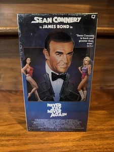 Never Say Never Again VHS Sean Connery James Bond 007 Watermarks Sealed - Imagen 1 de 5
