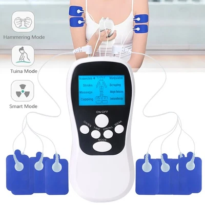 TENS Geräte Schmerztherapie 8 Modi Akupunkt-Massagegeräte Digital Reizstromgerät - Bild 1 von 4