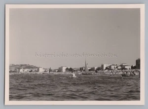 Cattolica Italien 1958 - Strandleben - Altes Foto - Bild 1 von 2