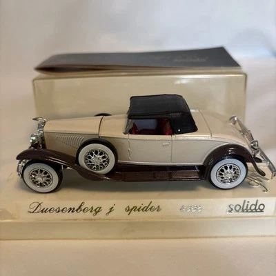 1/43 SOLIDO AGE D'OR - CLASSIC DUESENBERG J SPIDER CREAM DIECAST CAR REF 4035 - Image 1 of 4