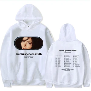 Lauren Spencer Smith Mirror Tour Album Graphic Long Sleeve Unisex Hoodie - Picture 1 of 3