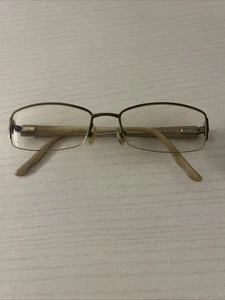 Monturas rectangulares de metal marrón Oscar De La Renta CUSLR13 solo 53-18 135 - Imagen 1 de 7