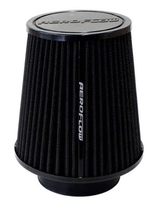 Aeroflow AF2711-0950 3-1/2 Clamp-On Tapered Filter 4.6-6.1 O.D 6.1 High Black - Picture 1 of 5