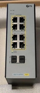 IES3110-8TFP-R, 8-Port Gigabit Ethernet L2+ Managed Industrial PoE+ Switch, 8 - Bild 1 von 6