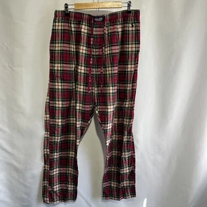 Polo Ralph Lauren Pyjamahose Herren Gr. XL rot kariert Flanell Lounge Nachtwäsche - Bild 1 von 10