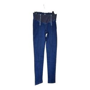 Karen Millen Blue Slim Jeggings Uk 8 Bnwt Defects See Description - Picture 1 of 9