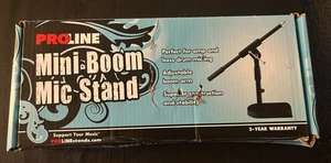 Proline Mini Boom Mic Stand GREAT Condition Heavy & Sturdy - Use with microphone - Picture 1 of 4