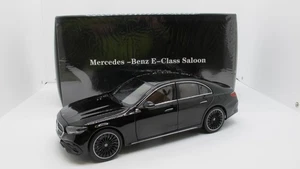 1:18 I-SCALE MERCEDES BENZ E KLASSE W214 SEDAN BLACK FULL OPENED DIECAST CARS - Picture 1 of 10