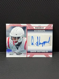 2020 SAGE Hit Qaadir Sheppard Premier Draft RC Auto #A82 Ole Miss - Bild 1 von 2