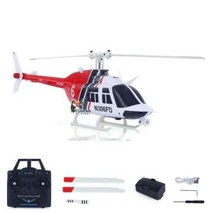 LowPrice C138 RC Helicopter Bell206 Simulation 2.4G Stunt Aircraft Gyro Servo - Picture 1 of 12