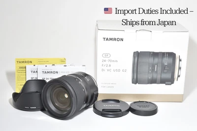 Tamron SP 24-70mm F/2.8 Di VC USD G2 A032E for Canon EF  From Japan(Near Mint) - Image 1 of 4