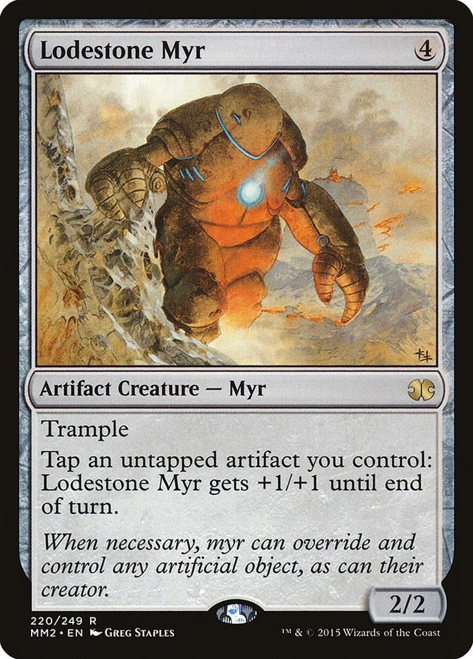 Lodestone Myr 220 LP Normal Modern Masters 2015 MTG EN - Image 1 of 1