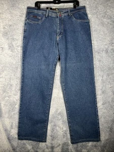 Carlo Colucci Jeans NWT Men's 36x34(31) Hemmed Italy Made Straight Leg Stretch - Picture 1 of 18