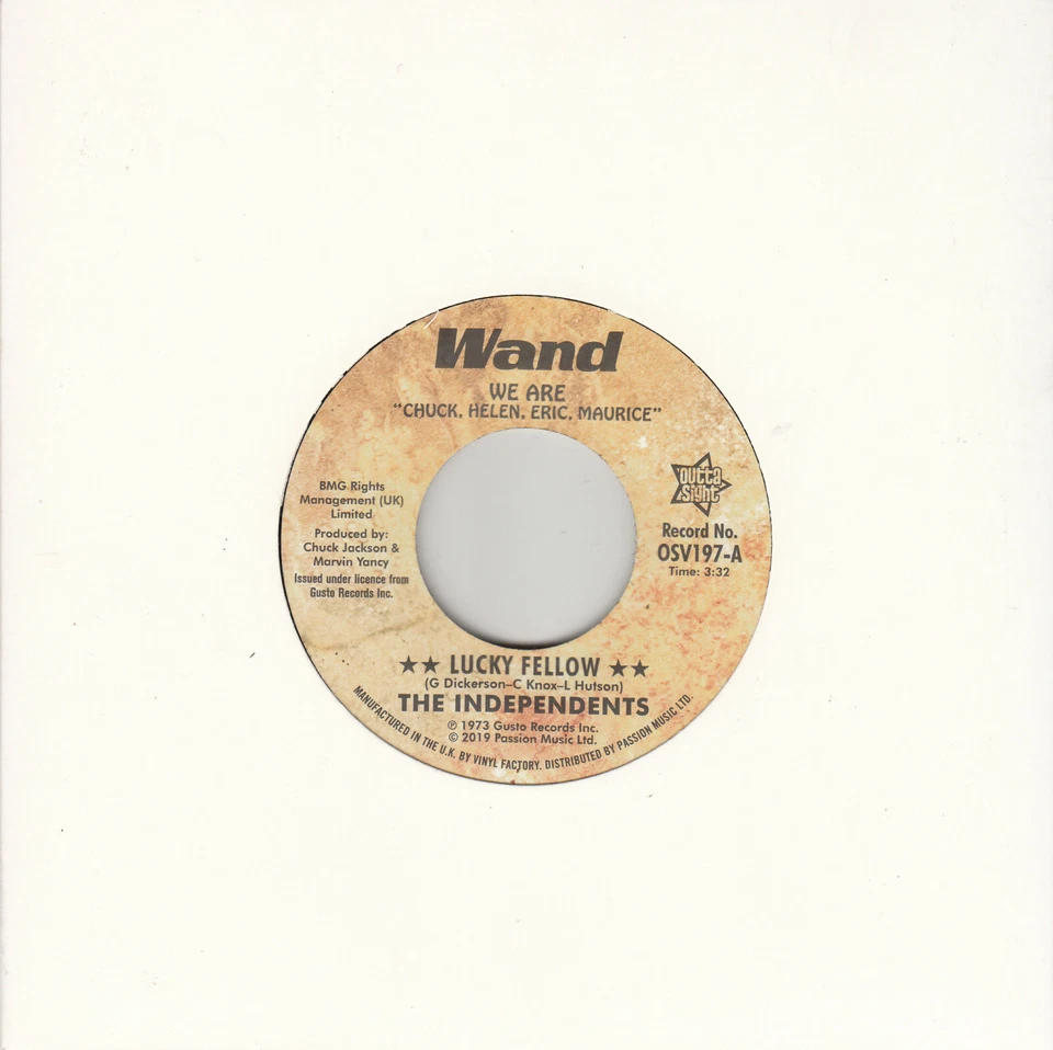 THE INDEPENDENTS LUCKY FELLOW  7"  NEW  - Image 1 of 1