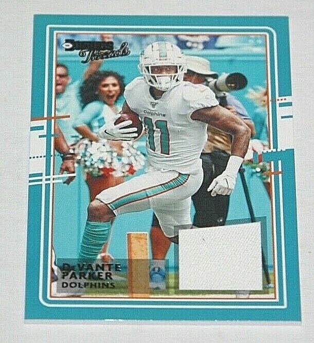 2020 Donruss Football Threads Relic #25 - Devante Parker - Dolphins - Image 1 of 1