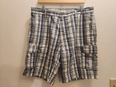 Pantalones cortos chinos clásicos a cuadros multicolores Dockers para hombre talla 36 #12 Foto 1 de 4