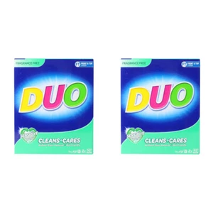 2x Duo Fragrance-Free Laundry Powder Sensitive Skin Hypoallergenic Formula 5kg - Picture 1 of 5