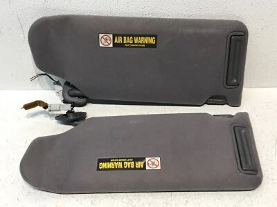 99-03 Acura CL S 型左右内部遮阳板灰色一对原始设备制造商 — 第 1/2 张图片