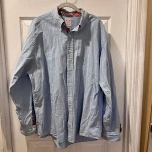 Brooks Brothers Light Blue Oxford Button-Down Shirt Classic Preppy Style Size L - Imagen 1 de 6
