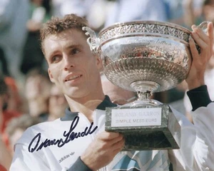 IVAN LENDL SIGNED AUTOGRAPH MENS FRENCH OPEN TENNIS 8X10 PHOTO - Picture 1 of 1