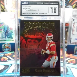 🔥2023 Score - Hardscore Holo #1 Patrick Mahomes II🔥 - Picture 1 of 3