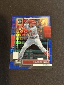 2022 Donruss Optic Nolan Arenado Blue Pandora Prizm /99 St. Louis Cardinals 