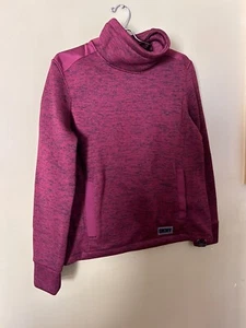 DKNY Mens Active  Fleece Breathable Burgundy  Size Extra Small Sweatshirt - Picture 1 of 7