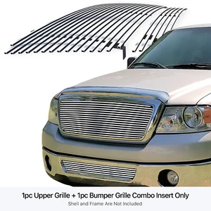 Se adapta a 06-08 Ford F-150 F150 Billet Grille Combo Inserto 2 piezas - Imagen 1 de 7