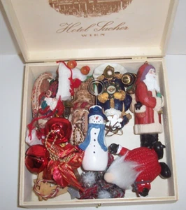 Mixed Lot of 14 Vintage Christmas Tree Handmade Ornaments stars M Brewers (A) - Picture 1 of 5
