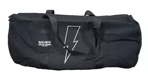 Carolina Herrera Bad Boy Lightning Bolt Canvas Duffle Gym Weekender Bag NWT - Picture 1 of 12