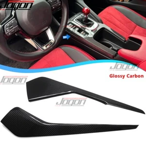 Carbono real para Acura Integra tipo S DE5 2023-25 consola central tira lateral decoración - Imagen 1 de 12