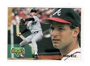 1992 Pinnacle Rookie Idols #4 Roger Clemens / Mark Wohlers Insert