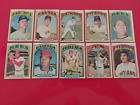 1972 Topps Baseball Hi# Lot (10) diff VG-EX cards High Numbers NICE!