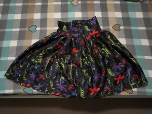 Romance Was Born Multicoloured Coral Skirt With Pockets Size 8 Au - Picture 1 of 8
