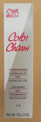 Gel permanente para color de cabello Wella Color Charm 2 oz. 1x2 [Elige tu color] Foto 1 de 4