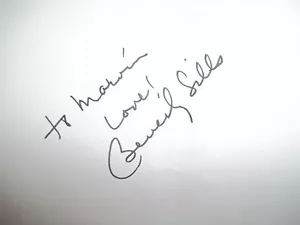 Beverly Sills persönlich beschriftetes Autogramm auf Continental Airlines Papier - Bild 1 von 3