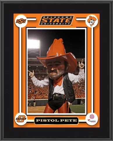 Cowboys Pistol Pete Mascot 10.5x13 Plaque - Fanatics Authentic Cover