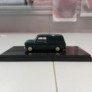 EBBRO Minicar 1/43 AUSTIN MINI 1/4TON VAN GREEN Used - Picture 1 of 12