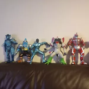 5x Bandai Mighty Morphin Power Rangers Deluxe Evil Space Aliens 8" Figures 1994 - Picture 1 of 6