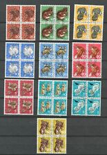 SWITZERLAND  EUROPE Used Block of 4 WILDLIFE  Stamps   LOT (HELVETIA 354)