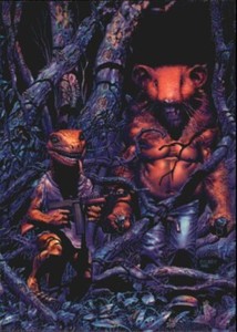1993 RICHARD CORBEN - Collector Trading Cards by Comic Images-#15 LIZARD & MOUSE