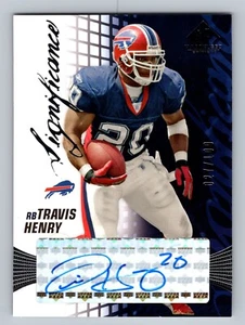 Travis Henry 2004 SP Game Used Edition Significance Auto /100 #SIG-TH Bills - Bild 1 von 2
