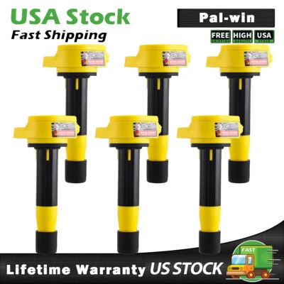 6x Ignition Coils UF603 For 2010-2013 Acura ZDX 3.7L 2009-2015 Honda Pilot 3.5L - Image 1 of 4