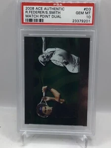 2008 Ace Match Point Dual #D3 Roger Federer/Stan Smith PSA 10 (Top Pop, Pop 1) - Picture 1 of 2