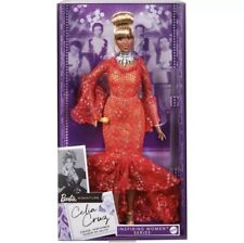 Barbie Collector Doll | Queen of Salsa Celia Cruz In Red Lace Dress | In Hand